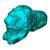 Vintage Malachite Carved Lion Sculpture For Sale