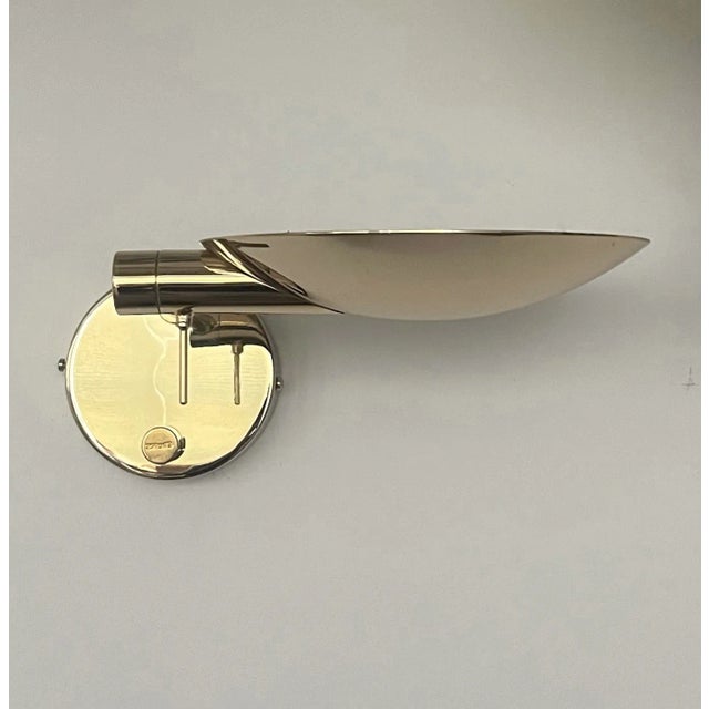 Vintage Spanish Articulated Gold Wall Sconces by Estiluz, 1980s, Set of 2 For Sale - Image 6 of 10