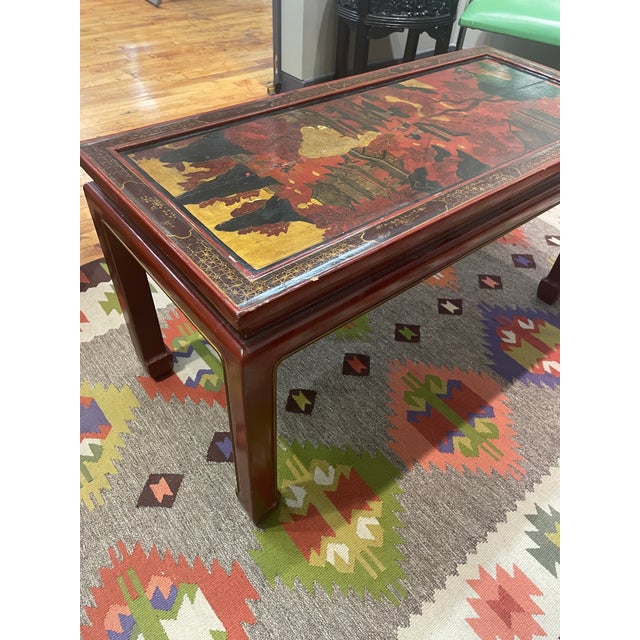19th Century Chinese Coromandel Screen Drinks Table For Sale - Image 9 of 11