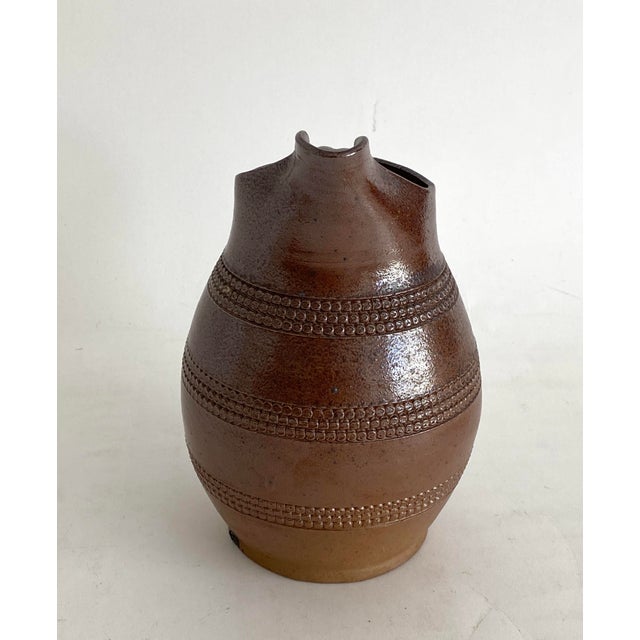 French Salt Glazed Gres Du Berry Pitcher For Sale In Los Angeles - Image 6 of 7