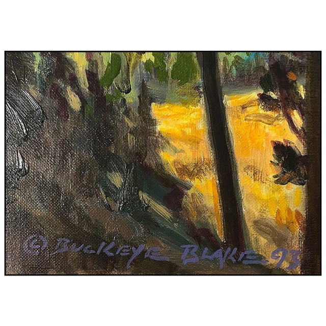 Impressionist 1990s The Road Less Traveled, Buckeye James C. Blake For Sale - Image 3 of 5