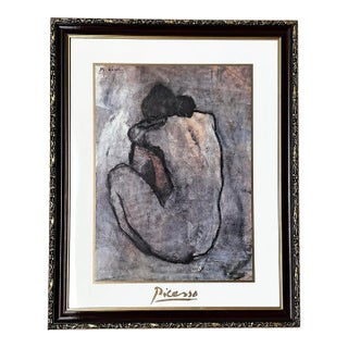 Framed Reproduction of Pablo Picasso’s “Blue Nude” For Sale