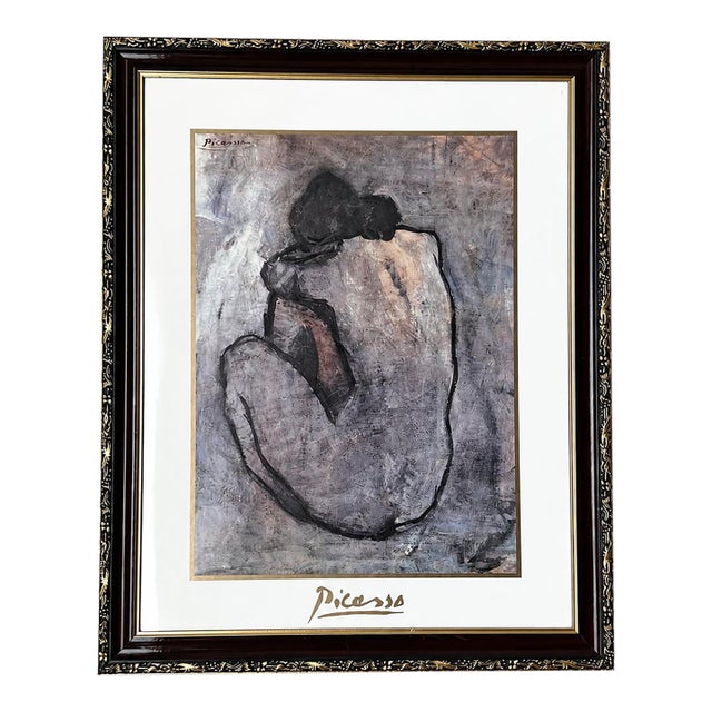 Framed Reproduction of Pablo Picasso’s “Blue Nude” For Sale