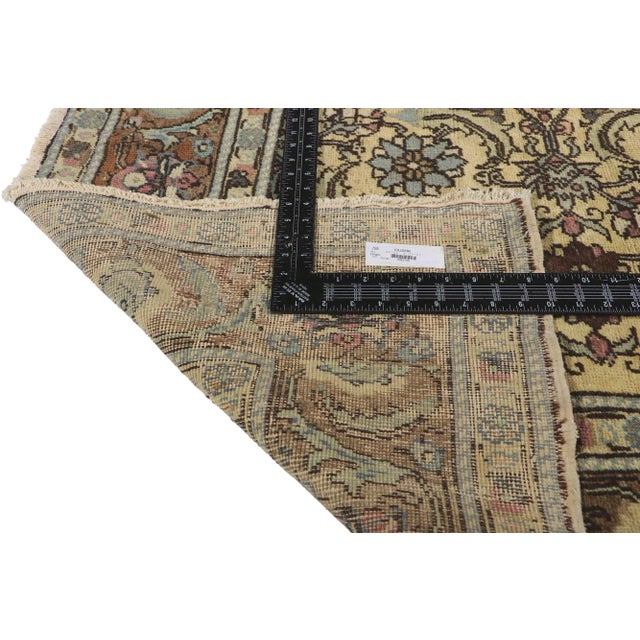 Mid 20th Century Vintage Turkish Oushak Rug - 05'03 X 09'07 For Sale - Image 5 of 9