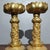 Late 20th Century Pair of Gilt Bronze Dragon Pillar Candle Holders For Sale - Image 4 of 10