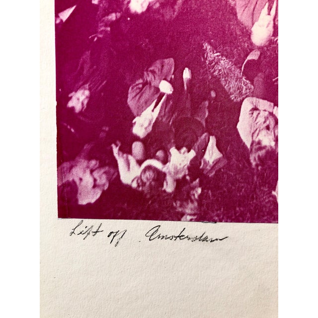 Contemporary Vera Simons, Lift Off, Amsterdam, Photo Mosaic Collage Aerial Photograph, Female Aviator, 1971 For Sale - Image 3 of 6