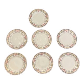Mid 20th Century China Salad/Dessert Plates - Set of 7 For Sale