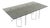 Vintage Space Age Rectangular Coffee Table in Smoked Glass and Chrome Metal, 1970s For Sale