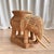 Vivai del Sud Vintage Wicker & Rattan Elephant Pedestal in the style of Vivai Del Sud, 1960s For Sale - Image 4 of 14