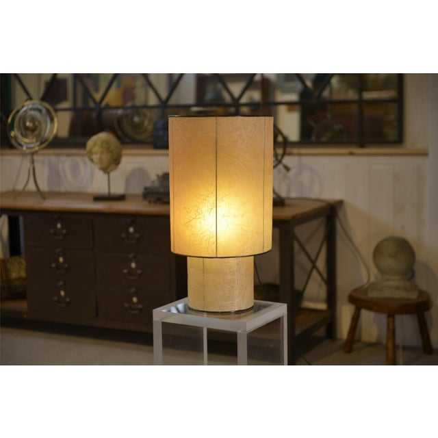 Beige Vintage Table Lamp, 1960s For Sale - Image 8 of 8
