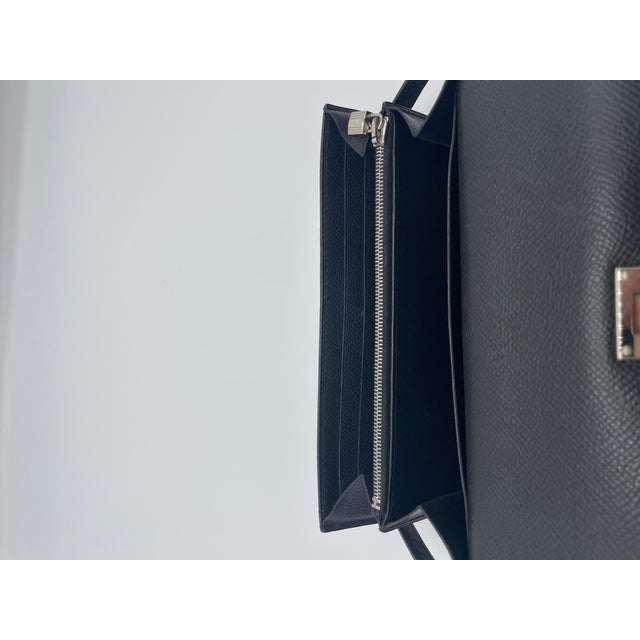 Hermès Epsom Black Kelly Wallet For Sale - Image 10 of 12