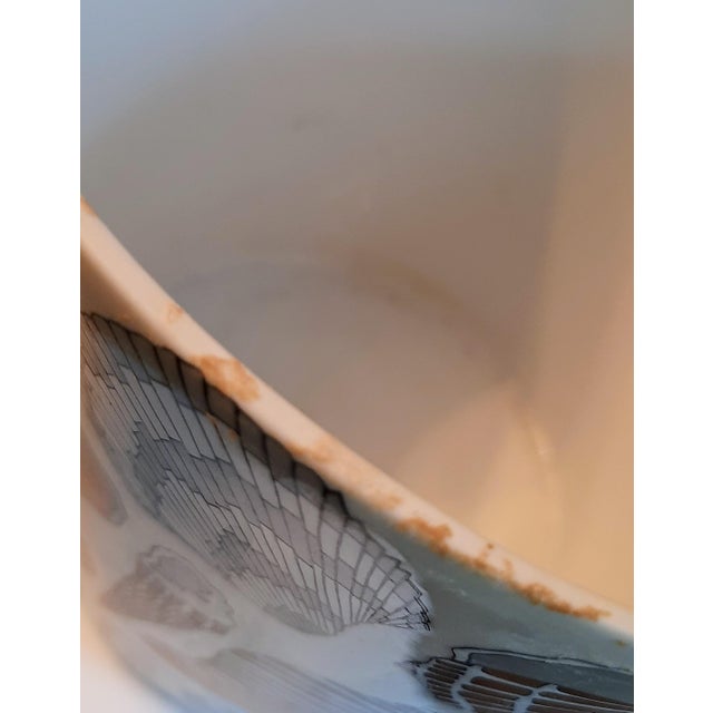 Fitz & Floyd Sea Shell Planter Pot 1975 For Sale - Image 10 of 12