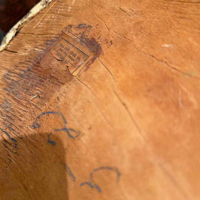 Early 20th Century Early 20th Century Tell City Chair Company Harp-Back Chair With Arms For Sale - Image 5 of 12