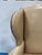 Animal Skin Ethan Allen Vintage Leather Wing Chair For Sale - Image 7 of 9