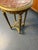 French Louis XVI Inset Marble Top Gilded Pedestal For Sale - Image 9 of 12