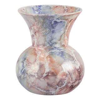 Art Deco Style Marmor Vase in Ceramic from Arabia, Finland, 1920s For Sale