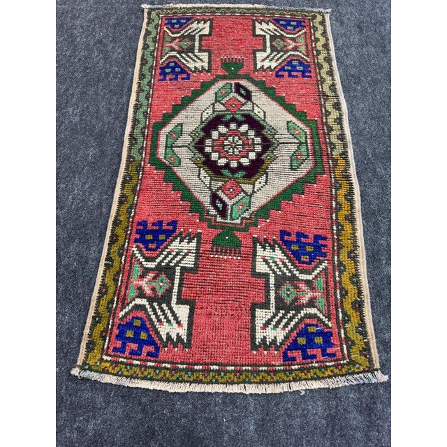 Turkish Yastik Rug 1'8" x 3'1" For Sale - Image 4 of 5