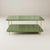 Not Yet Made - Made To Order Handcrafted Satin Forest Hills Green Lacquered Two-Layer Coffee Table With Brass Bamboo Legs For Sale - Image 5 of 6