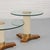 Set of a coffee table and side table produced by Thörmer in Germany during the 1980s. The design takes inspiration from...