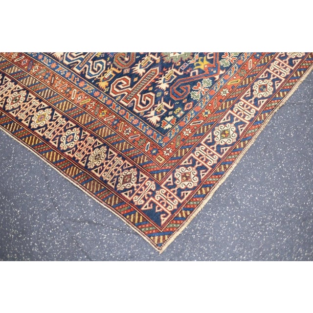 Late 19th Century Antique Perpedil Rug 3'7'' x 4'10'' For Sale - Image 5 of 11