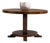 1930s French Chestnut Brown Art Deco Coffee Table For Sale