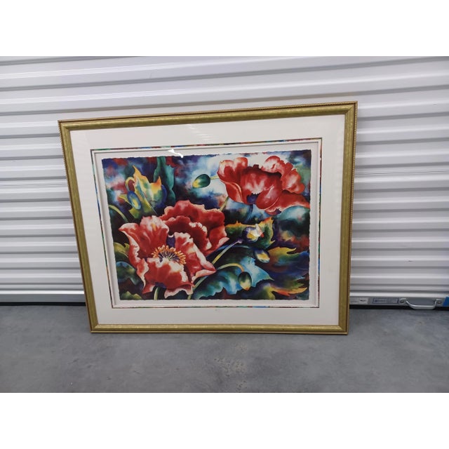 Sissi Janku “Poppies” Limited edition print Signed and numbered 42/275. Provenance: Property from Bogart's Casa Blanca,...