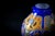 Blue and White Cut Crystal Overlay Vase with Enamel and Gilt Decoration, 19th Century For Sale - Image 9 of 16