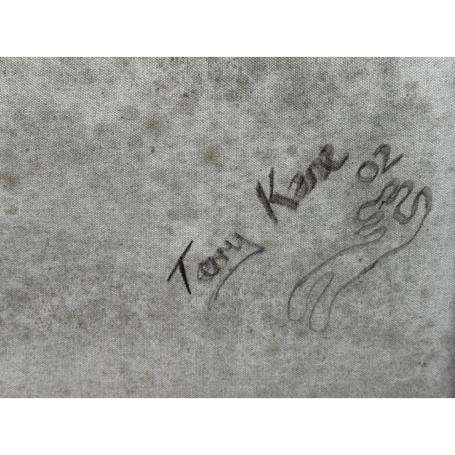 Terry Kane (Terence Matthew Kane, 1970–2015) After Picasso (Cubist-Influenced) Cascading Hillside Village Original Oil on Canvas, 2002 For Sale - Image 16 of 18