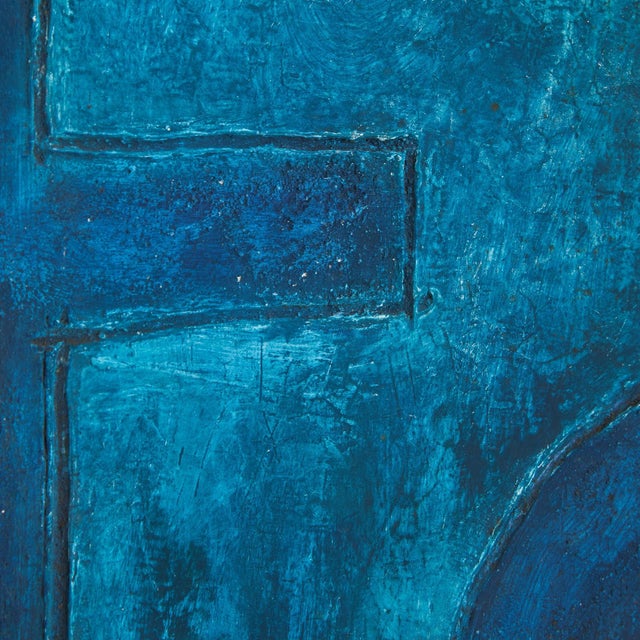 Alessandro Bonato, Abstract Acrylic on Wood Painting, 1970s For Sale - Image 10 of 11