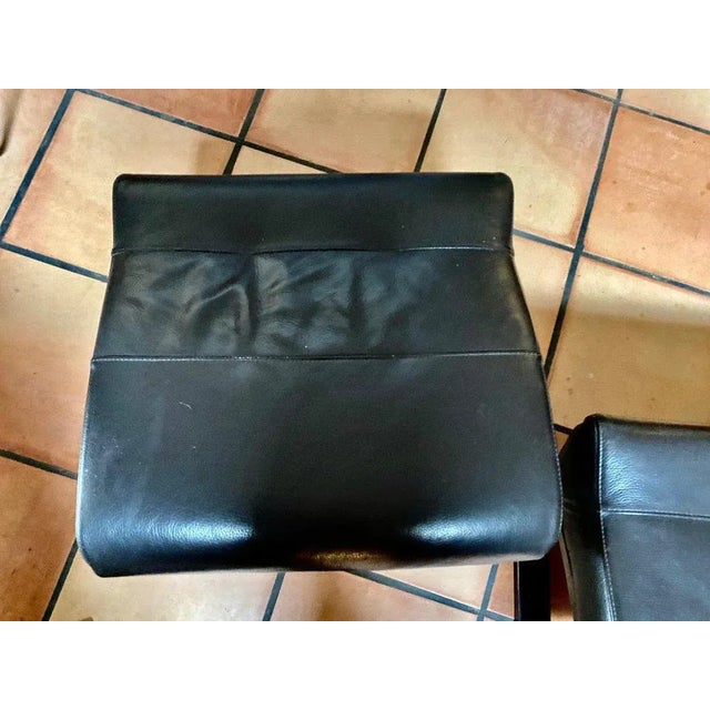 Lounge Chairs with Ottomans by Ake Fribytter, 1970, Set of 4 For Sale - Image 6 of 13