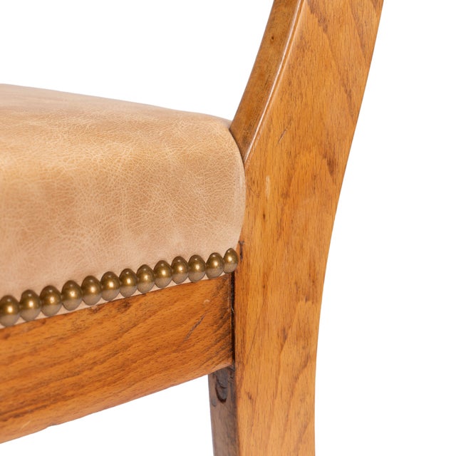Austrian Biedermeier Beechwood and Mahogany Klismos Side Chair, Circa 1830 For Sale - Image 13 of 14