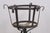 Vintage Brutalist Gothic Wrought Iron Plant Stand Scroll Tripod Pot Holder 24" For Sale - Image 10 of 13