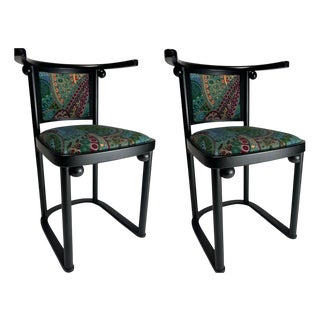 Wittmann Fledermaus Chairs by Josef Hoffmann, 1905, Set of 2 For Sale
