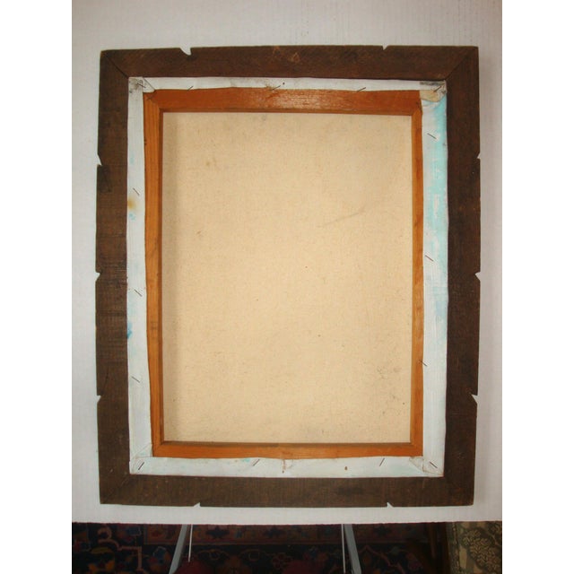 Mexican Framed Painting of Latino Flower Sellers Chairish