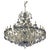 Maria Theresa 30 Lights Chandelier in Polished Chrome and Crystal by Aggiolight For Sale - Image 14 of 14