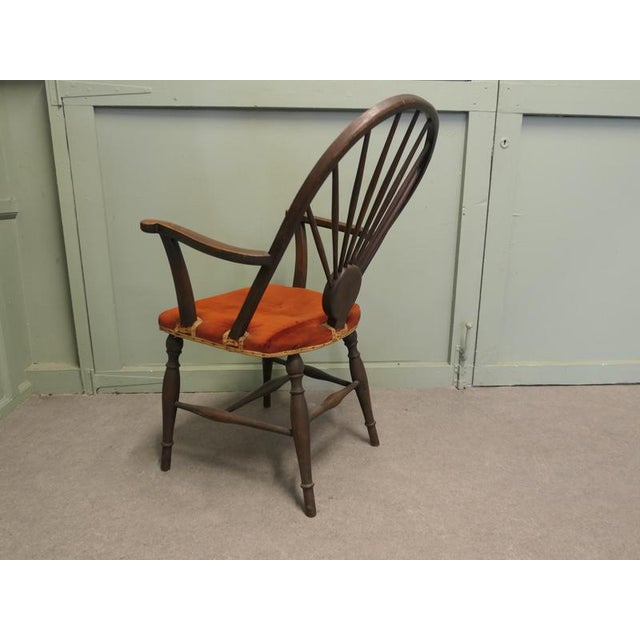 Antique Arts and Crafts Windsor Carver Chair, 1890 For Sale - Image 4 of 8