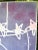 Late 20th Century Original XL Purple Star Painting on Board Signed by Zandra Rhodes For Sale - Image 9 of 13