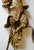 Opposing Pair of Polychrome Hand Carved Wood and Iron Monkey Wall Sconces C 1920 For Sale - Image 12 of 16