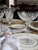 Popular as a wedding registry item in high end department stores of the late 20th century, here is a set of 6 cut crystal...