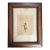 1883 Original Etching the Loafer by Ignaz Marcel Gaugengigl in Ornate Antique Wood Frame For Sale