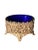 Gilt Bronze and Cobalt Glass Salt Cellar, 19th Century For Sale - Image 9 of 11