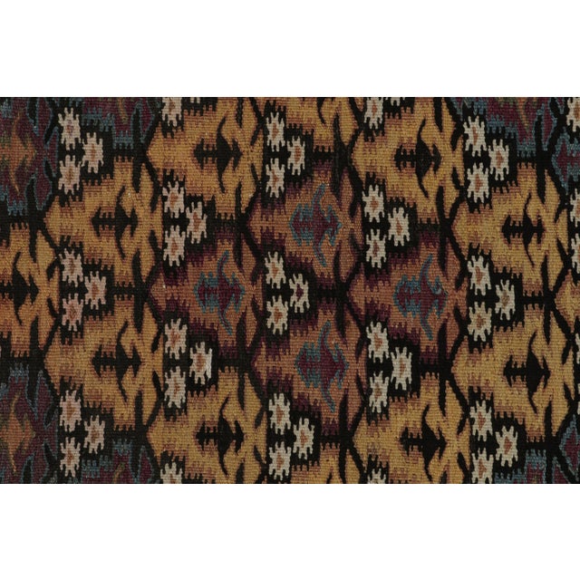 Tribal 1950s Vintage Tribal Kilim Runner Rug With Polychromatic Patterns by Rug & Kilim For Sale - Image 3 of 8