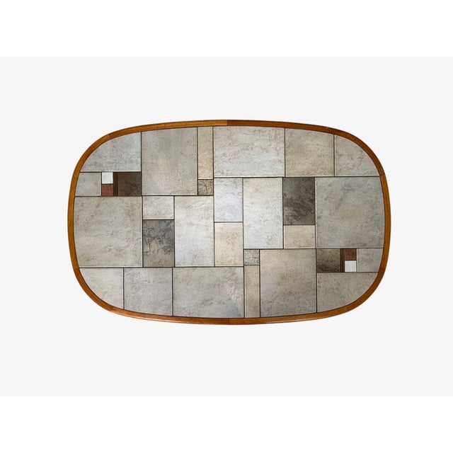 Brown Gangso Møbler, Danish Modern, Coffee Table, Teak, Mosaic Tile, Denmark, 1970s For Sale - Image 8 of 11