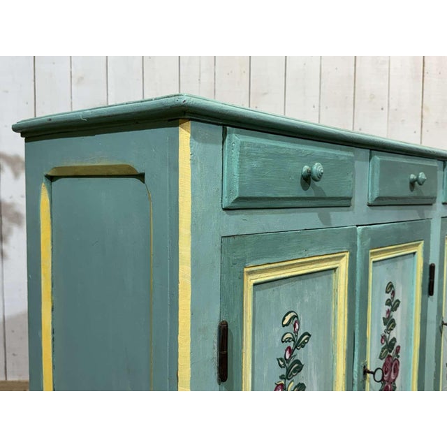 Three-Door Sideboard in Chestnut and Fir, 1930s For Sale - Image 12 of 18