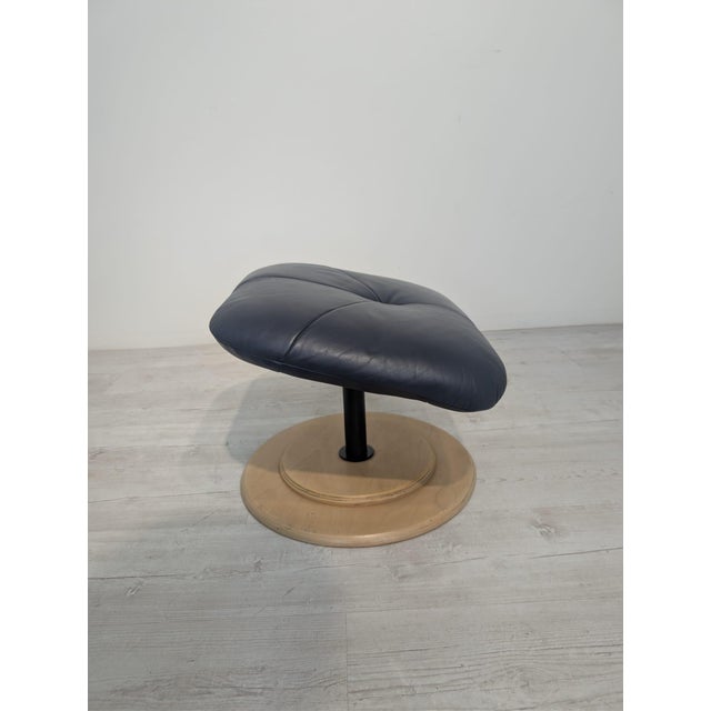 Leather Armchair with Ottoman by Verikon Lund & Paarman, 1960s, Set of 2 For Sale - Image 15 of 18