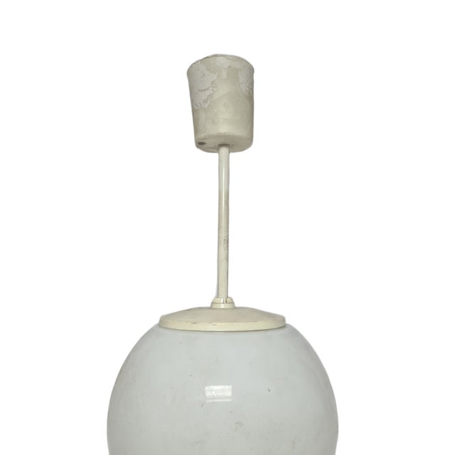 Vintage Communist Pendant Lamp, Poland, 1970s For Sale - Image 4 of 7