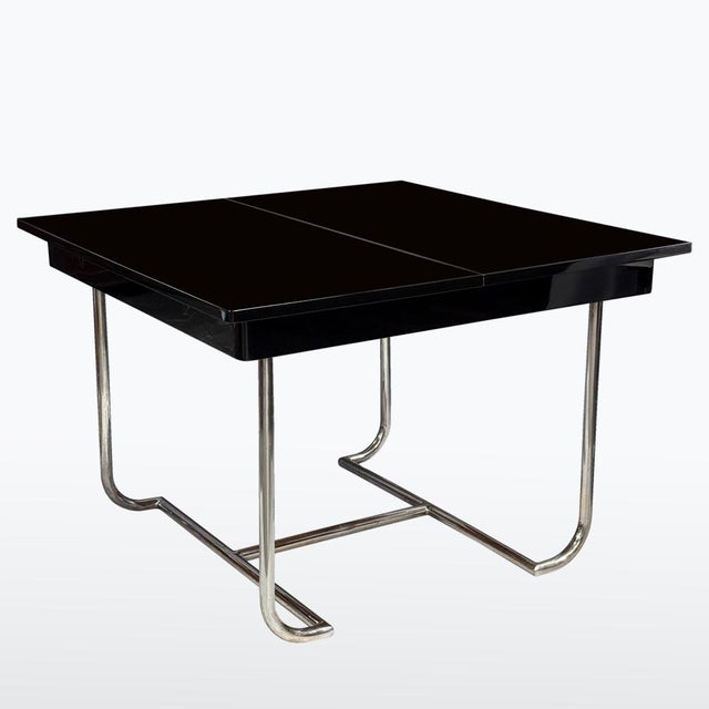 1930s Bauhaus Chrome Folding Dining Table, 1930s For Sale - Image 5 of 5