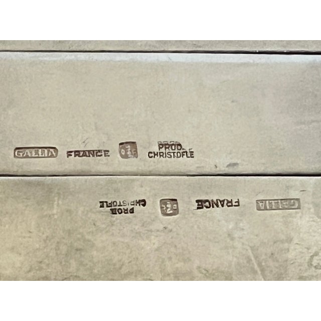 Luc Lanel Designed Knife Rests by Christofle- Set of 12 For Sale - Image 10 of 11