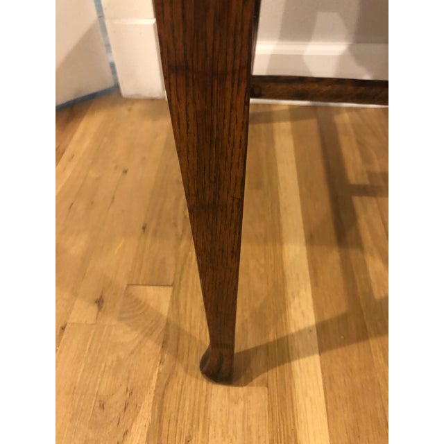 Antique Tiger Oak T Back Chair Chairish