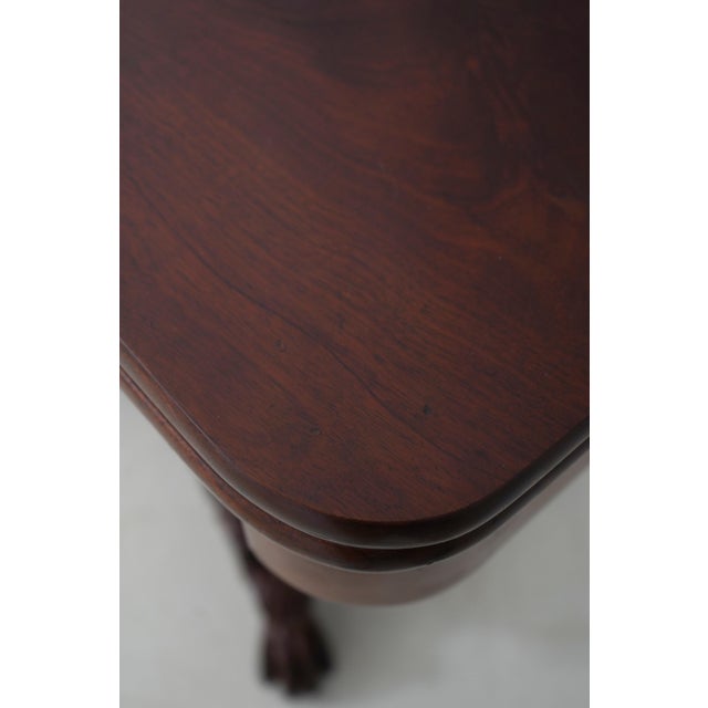 Antique American Empire Mahogany Game Table For Sale - Image 11 of 18